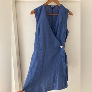 Ilana Kohn Blue Sleeveless Jumpsuit
